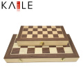 Meilleur jeu de jeu d&#39;échecs magnétique pliant en bois